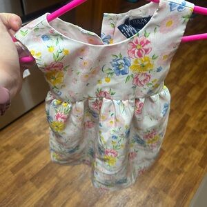 Chaps Kids Floral Dress - Pink, Yellow, Blue